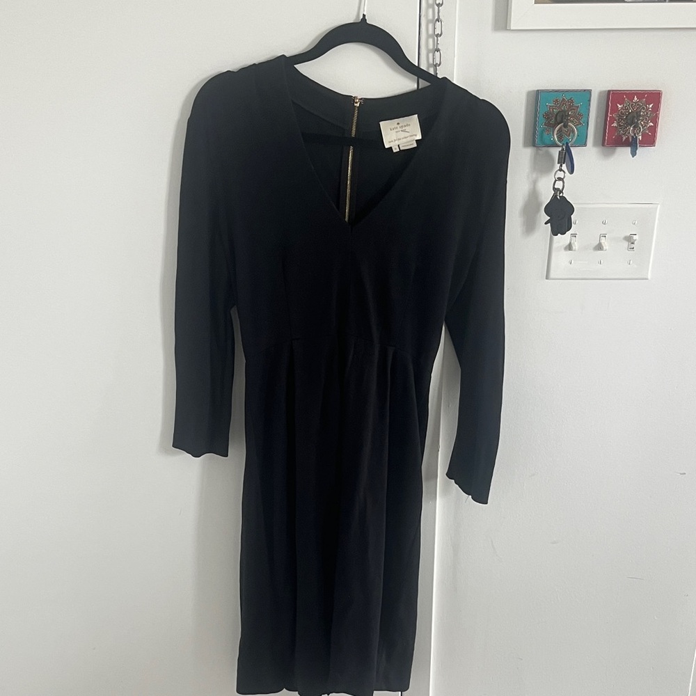 Kate Spade Black Long Sleeve Dress